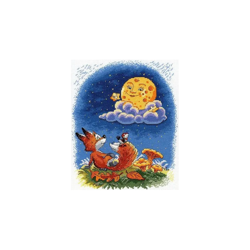 Cross-stitch kit "Night conversations" SNV-787
