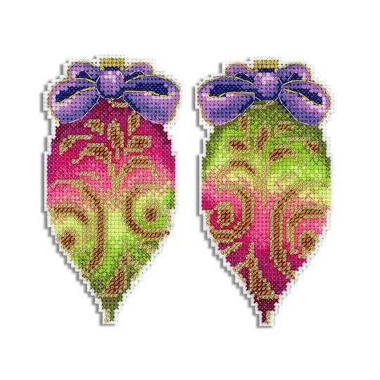 Kreuzstich-Set "Weihnachtsbaumschmuck. Eiszapfen" SR-848