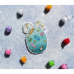 Kryželiu siuvinėjimo rinkinys "Morkų staigmena" SR-862