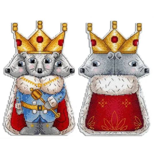 Kit de point de croix "Roi Souris" SR-874