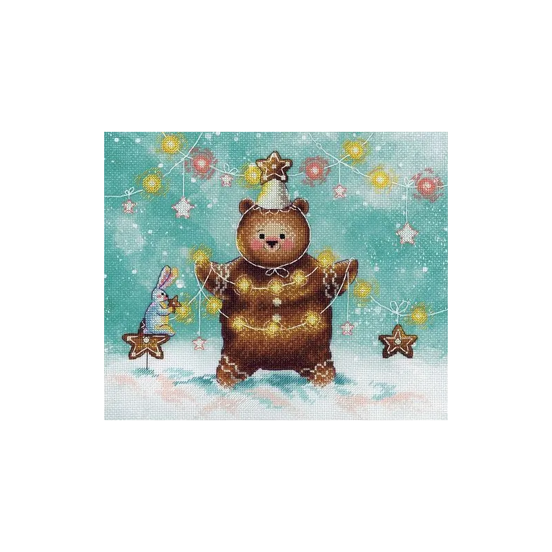 Kreuzstich-Set "Bald kommt der Urlaub" SRK-857