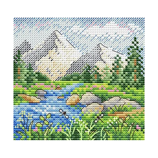 Cross-stitch kit "Mountain majesty" SM-640