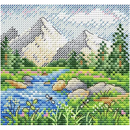 Cross-stitch kit "Mountain majesty" SM-640