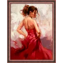 Diamond painting kit "Spanish woman dancing" 30*40 cm AM4066