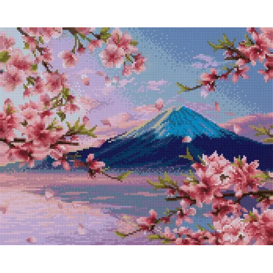 Deimantinė tapyba su rėmeliu "Mount Fuji" 40*50 cm DP002