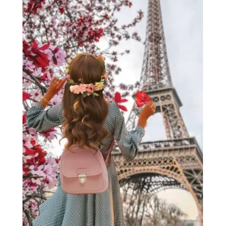 (Eingestellt) Diamantbild mit Keilrahmen "Frühling in Paris" 40*50 cm DP005