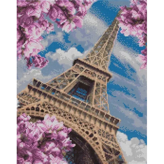 Peinture diamant avec sous-cadre "Tour Eiffel" 40*50 cm DP044