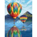 (Eingestellt) Diamond Painting mit Unterrahmen "Balloons" 30*40 cm VA011