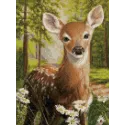 Diamond painting with subframe "Deer in the forest" 30*40 cm VA036