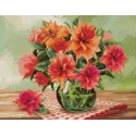 Diamond painting with subframe "Bright bouquet" 30*40 cm VA043