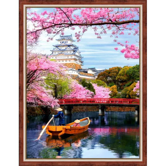 Diamond painting kit "Cherry blossom" 30*40 cm AM1835