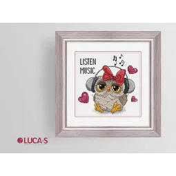 Cross Stitch Kit Listen Music SB1402