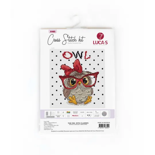 Kit de point de croix The Owl With Glasses SB1403