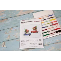 Spielzeug Kreuzstich-Set The Gift Car SJK035