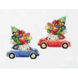 Spielzeug Kreuzstich-Set The Gift Car SJK035