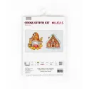 Набор для вышивания крестиком Игрушки Гном и домик SJK036