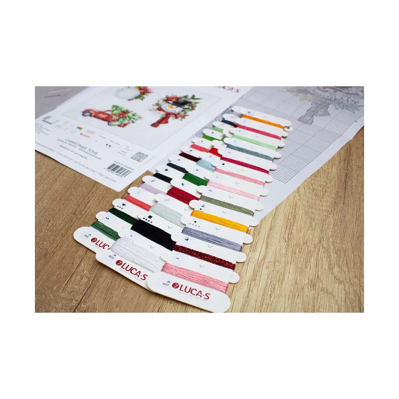Kit de point de croix Jouets de Noël SJK037