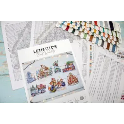 Набор новогодних украшений № 3/из 7 штук по 15x15 см SLETIL8051