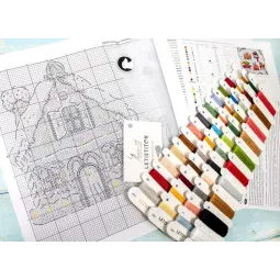 Weihnachts-Spielzeugset Nr. 4 / von 5 Teilen je 16x16cm SLETIL8055