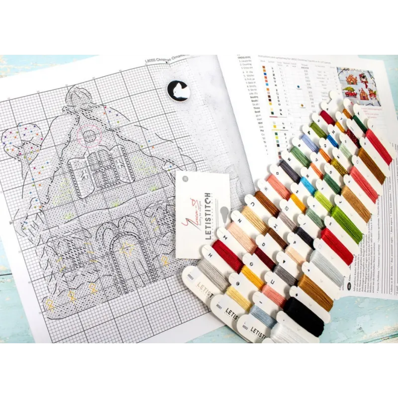 Weihnachts-Spielzeugset Nr. 4 / von 5 Teilen je 16x16cm SLETIL8055