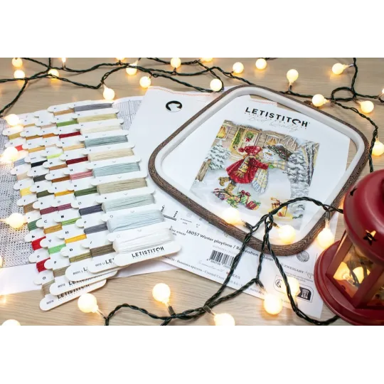 (D) Winterspielzeit 26x23cm SLETIL8057