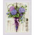 Cross stitch kit Umbrella Wreath 24x30 SR2087