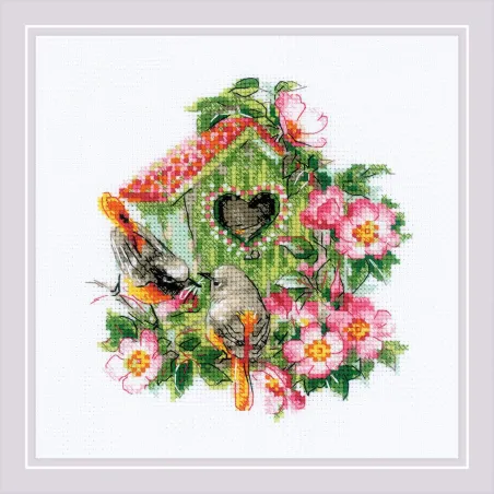 Cross stitch kit Happy Together 18x18 SR2092