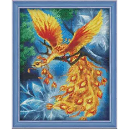 Diamant-Malset Feuervogel 40*50 cm AM1554