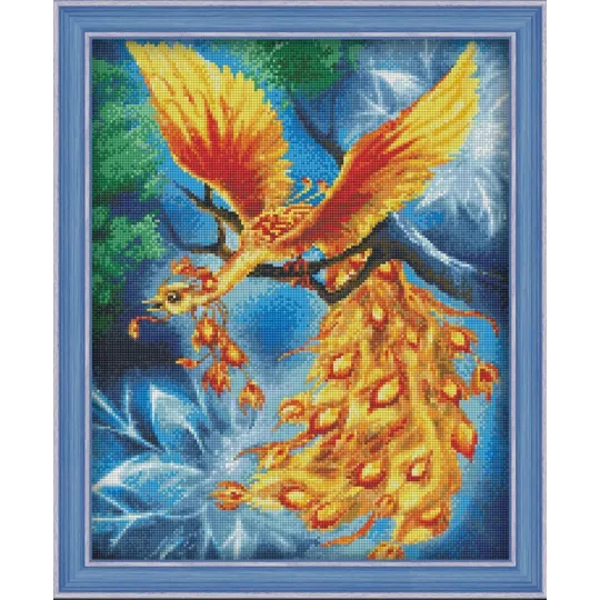 Kit de peinture diamant oiseau de feu 40*50 cm AM1554