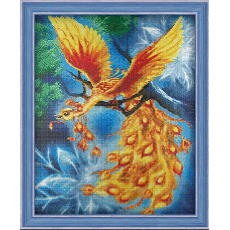 Diamond Painting Kit Feuervogel 40*50 cm AM1554