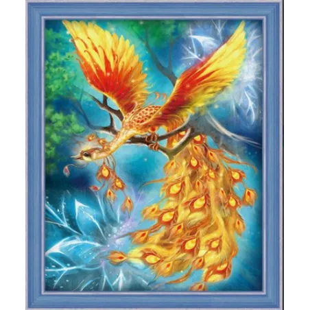 Kit de peinture diamant oiseau de feu 40*50 cm AM1554