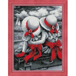 Набор алмазной живописи Сестры 30*40 см AM1614