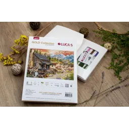 Набор для вышивания крестиком Магазин "Бревенчатая хижина" 47x34cm SB2413