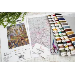 Kreuzstich-Set Der Palast 44 x 33 cm SLETIL8058