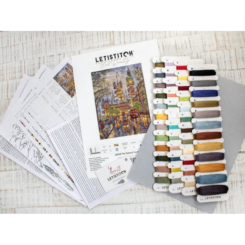 Cross stitch kit The Palace 44 x 33 cm SLETIL8058