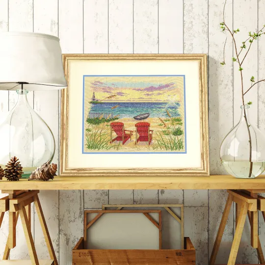 Kreuzstich-Set Outer Banks 33x25,4 cm D70-35412