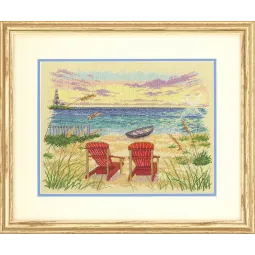 Kryželiu siuvinėjimo rinkinys Outer Banks 33x25,4 cm D70-35412