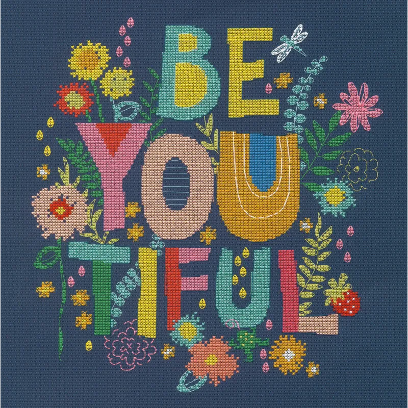 Cross stitch kit Be-You-Tiful D70-35413