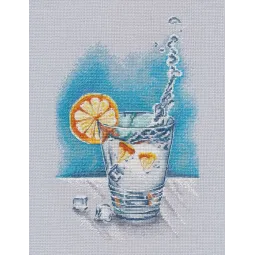 Cross stitch kit "With orange flavor" S1517