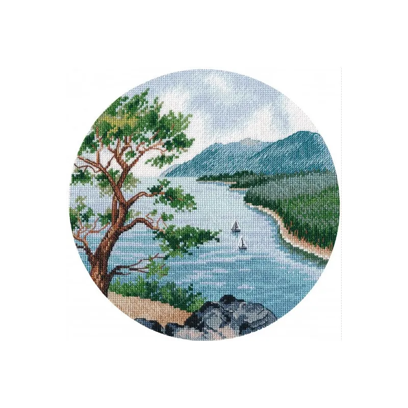 Cross stitch kit "Lake Baikal" S1519