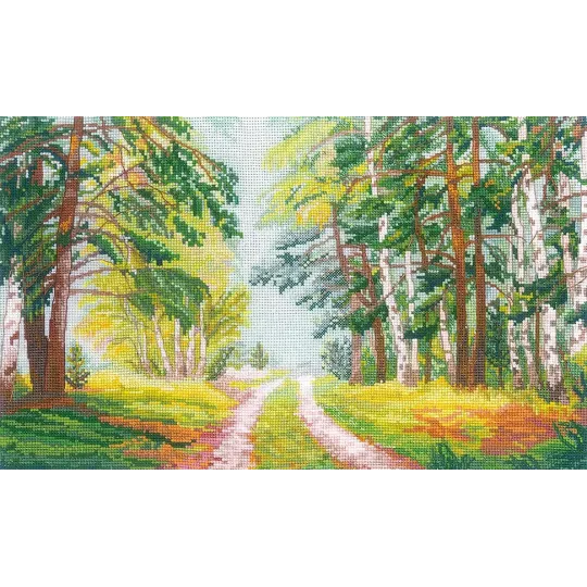 Cross stitch kit "Forest Road" SANL-19