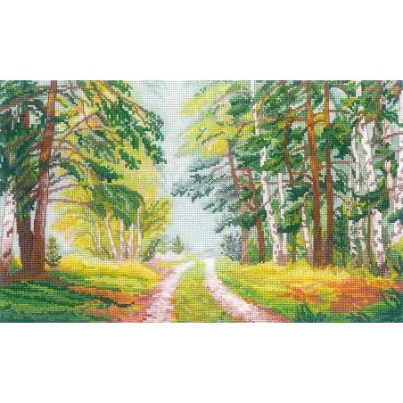 Cross stitch kit "Forest Road" SANL-19