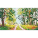 Cross stitch kit "Forest Road" SANL-19