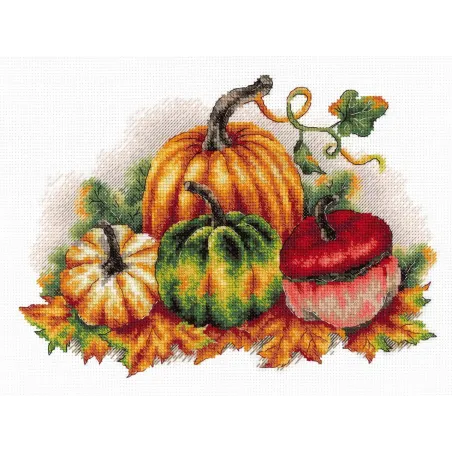 Набор для вышивания крестом "Красочные тыквы" SNV-789