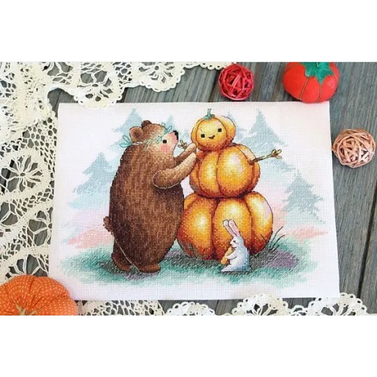 Cross stitch kit "Pumpkinkeeper" SNV-809 (AS)