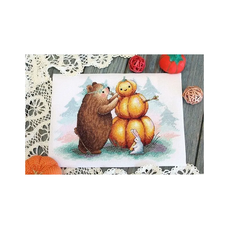 Kreuzstich-Set "Pumpkinkeeper" SNV-809 (AS)
