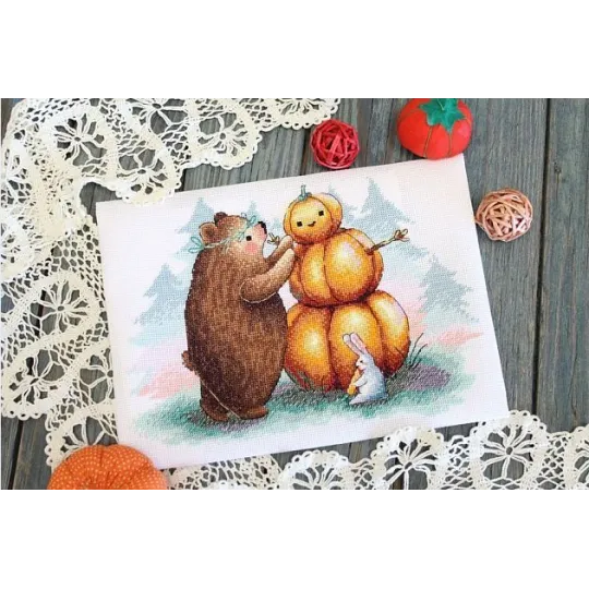 Kreuzstich-Set "Pumpkinkeeper" SNV-809 (AS)