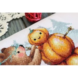 Kreuzstich-Set "Pumpkinkeeper" SNV-809