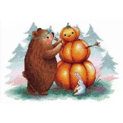 Cross stitch kit "Pumpkinkeeper" SNV-809