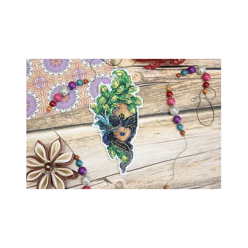 Cross stitch kit "Mask Peacock" SR-850